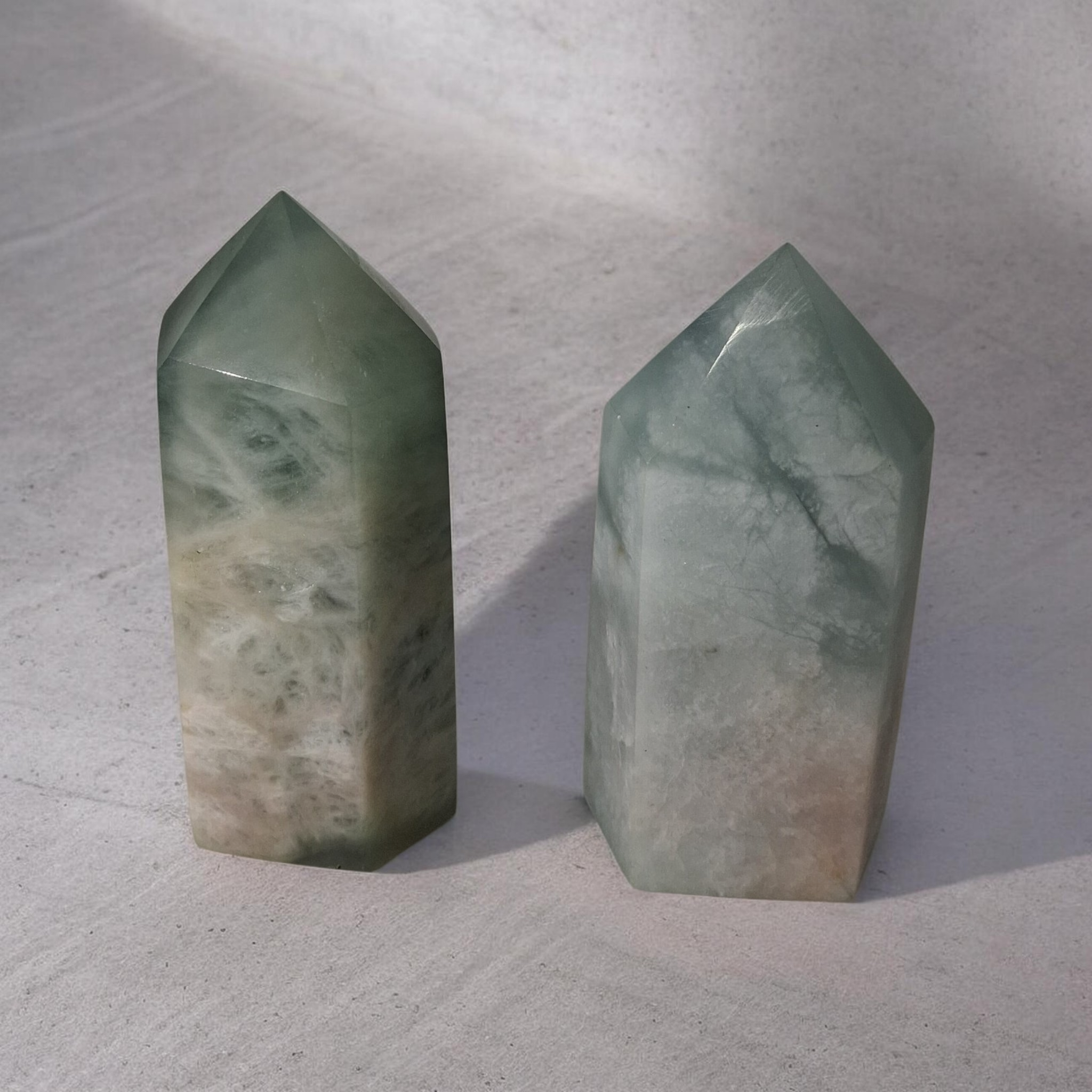 Aquamarin Säule – 8–10 cm