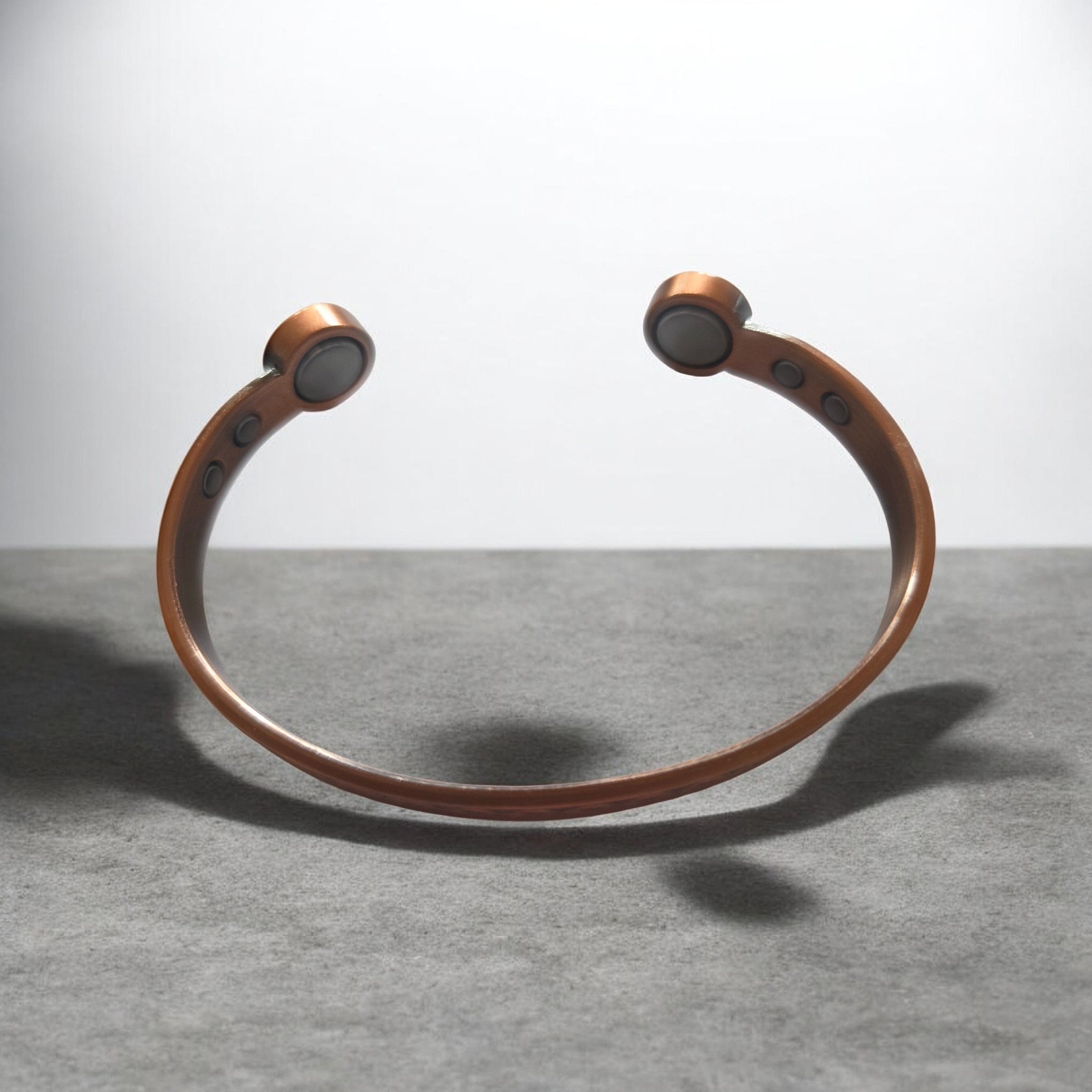 99,9% Kupferarmband mit 2 großen und 4 kleine Magneten