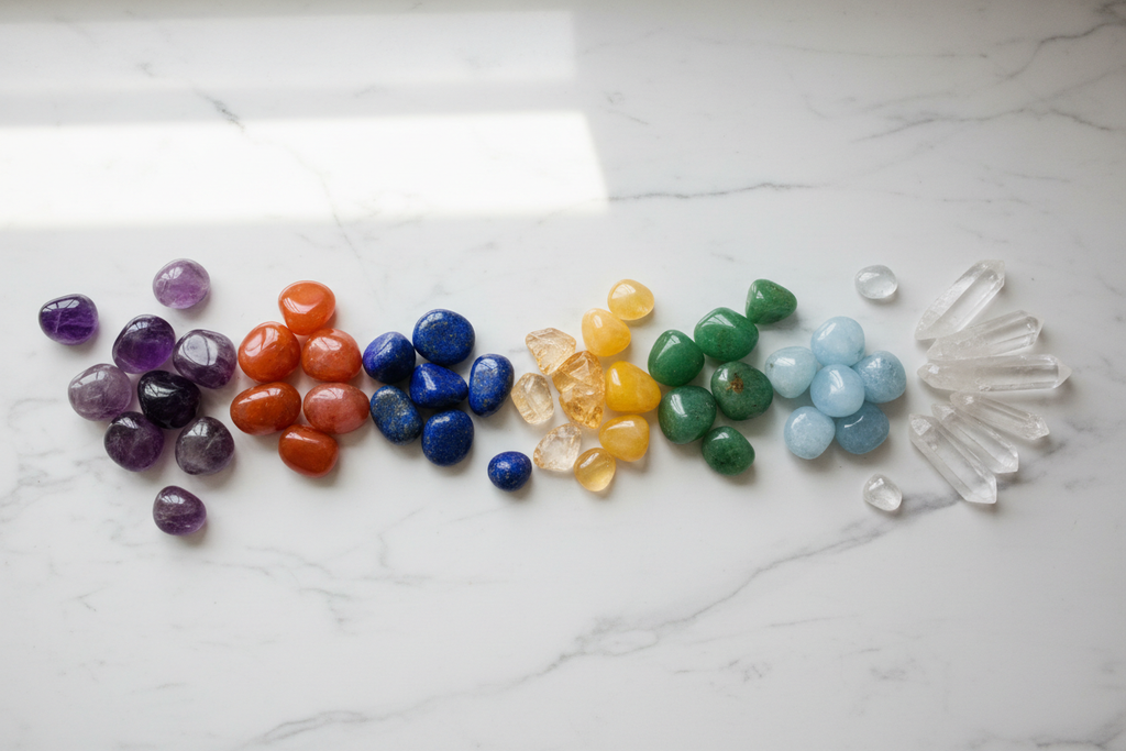 7 Chakra Flat Lay