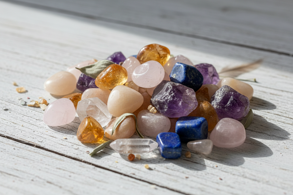 Healing Stones Haufen
