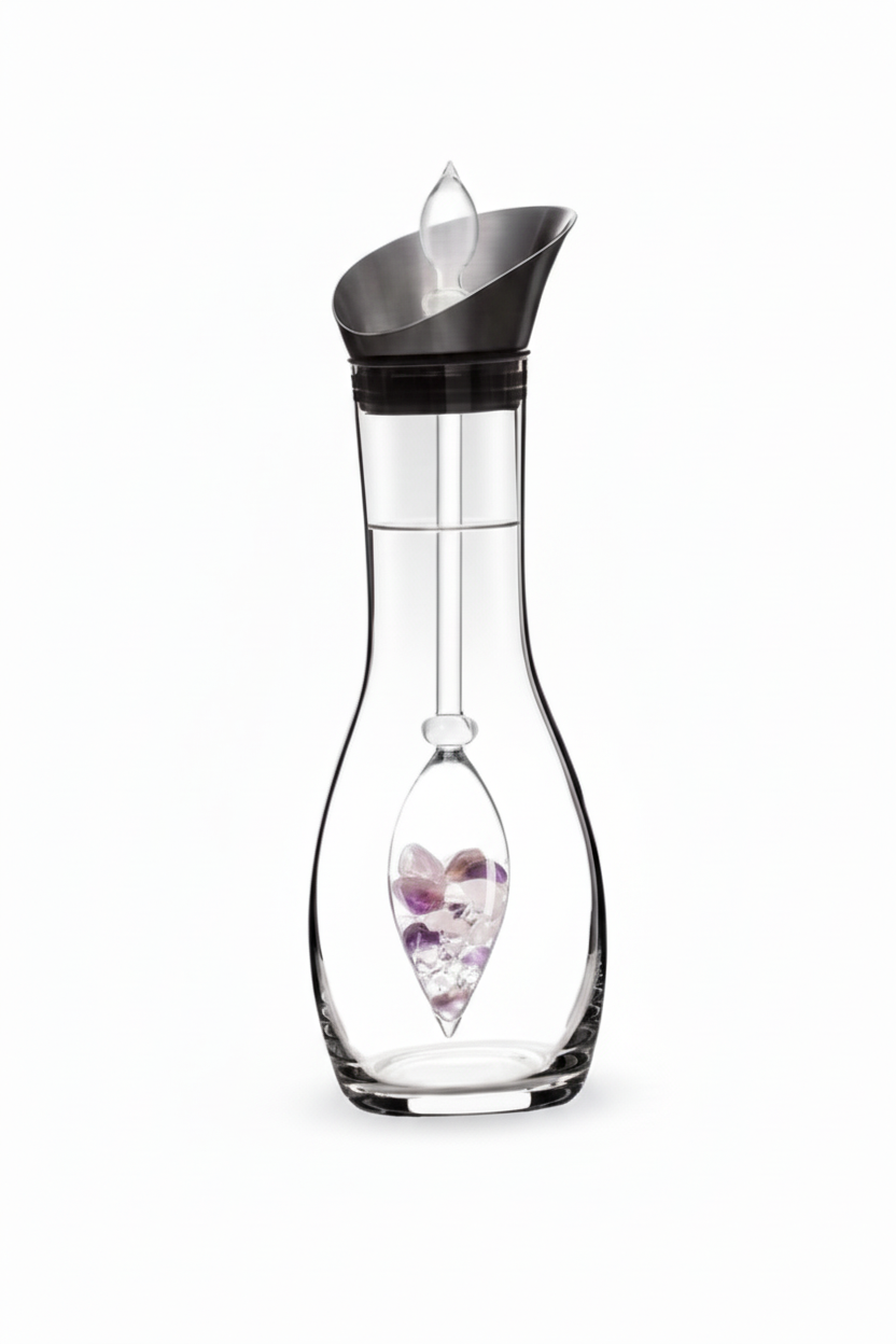 VitaJuwel Phiole Balance mit Amethyst, Rosenquarz und Bergkristall